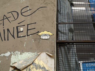 photo graffiti Paris 20eme arrondissement